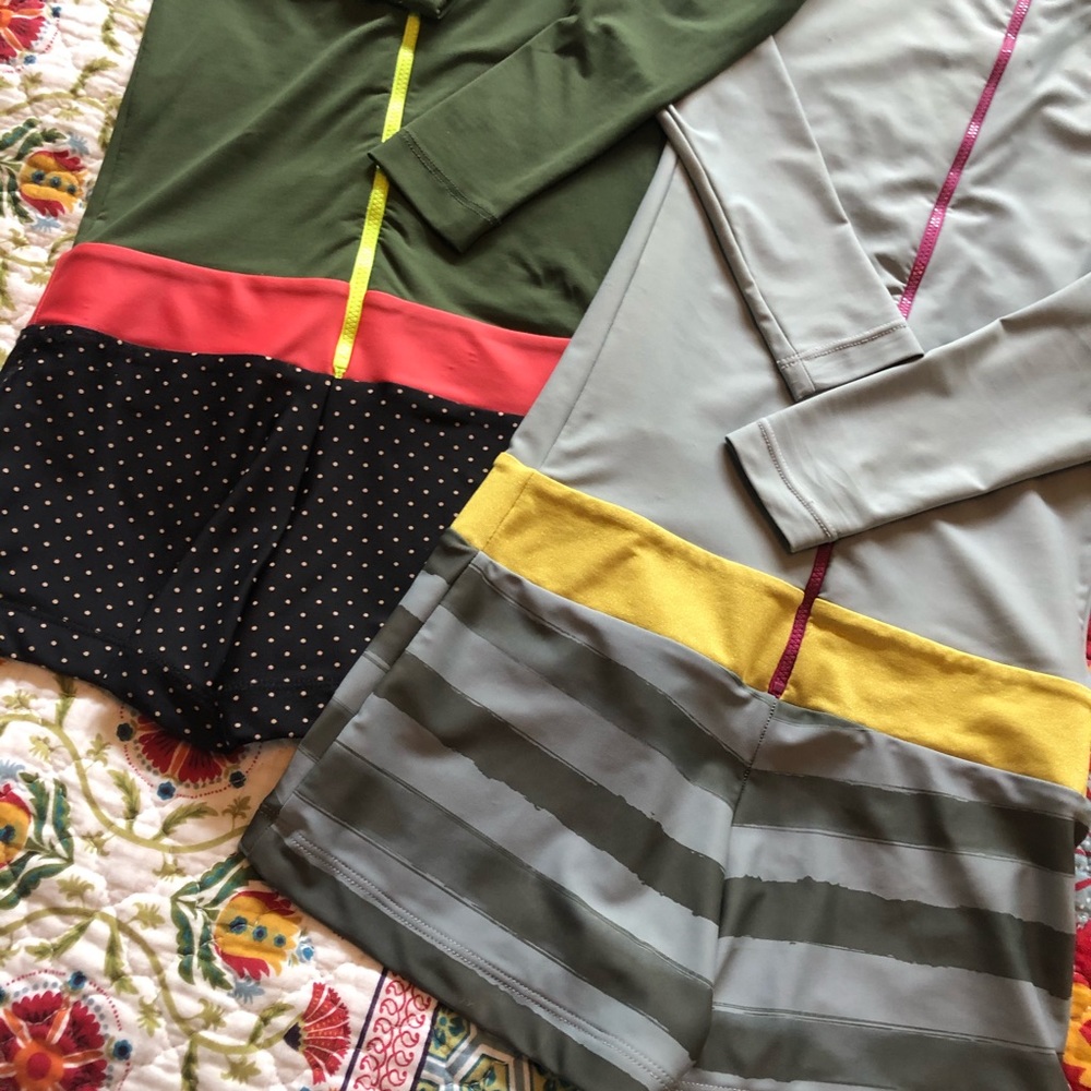 ‼️SOLD‼️Seea Swamis Playsuits Olive & Waterstripes - Picture 9 of 16